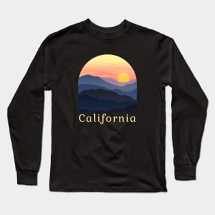 California Lake Tahoe ski - California hiking Long Sleeve T-Shirt